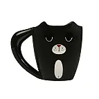 En frío es un gato negro dormidito