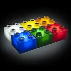 Los bloques son de seis colores