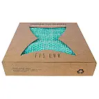 Disponible en lila y verde menta