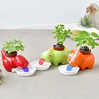 Unas adorables macetas con autorriego