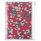 La agenda 2021 A5 de diseño floral japonés
