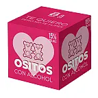 Ositos con alcohol sabor ginebra y fresa