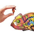 Puzzles de madera con forma de animales coloridos
