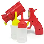 Llena el bote e introdúcelo en la pistola