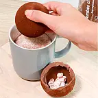 Bombas de chocolate belga y nubes