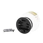 Es inalámbrica y funciona con pilas