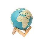 Muy chula y práctica, con soporte de madera desmontable