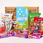 Caja de chuches retro años 80