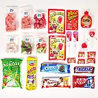 Chucherías, chocolatinas y snacks 