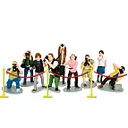 Set de 9 paparazzi de vinilo.