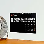 Un calendario para amantes del humor negro