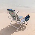 Estampado de rayas color azul