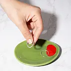 Platito en forma de aceituna