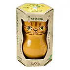 Gatito atigrado con semillas de menta