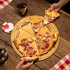Plato para pizza con retos