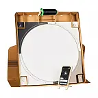 La caja se convierte en un caballete