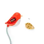 Funciona con tres pilas LR41 (incluidas)