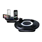 La base Quad Dock con y sin dispositivos