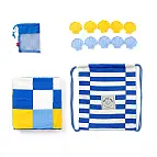 Mochila de transporte, 10 fichas impermeables y malla de red ligera para guardarlas
