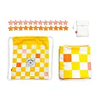 Mochila de transporte, 32 fichas impermeables y malla de red ligera para guardarlas