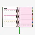 Páginas de horario para organizar clases, actividades y rutinas