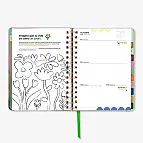 Páginas para colorear y desconectar entre plan y plan