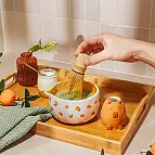 Kit de té matcha con capibara