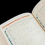 Incluye calendario de frutas y verduras de temporada