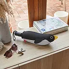 Paraguas automático con funda en forma de pingüino