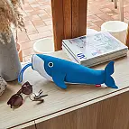 Paraguas automático con funda en forma de ballena