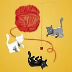 Te divertirás viendo jugar a estos gatitos