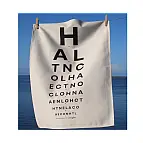 Este diseño muestra una Tabla de Letras de las que usan los oftalmólogos