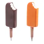 Está disponible en chocolate, en naranja...