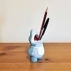Un tiburón de vinilo