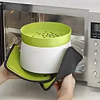 Para cocinar en el microondas
