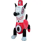 Toby en su versión hinchable