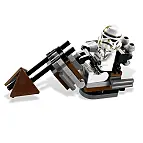Los sandtroopers tienen una moto deslizadora