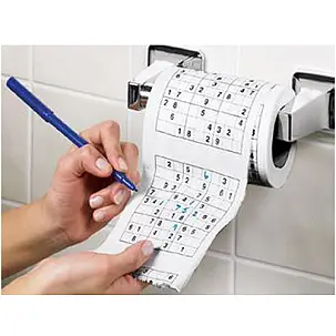 Rollo de Papel Higiénico Sudoku