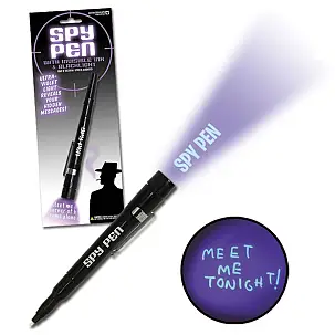 Bolígrafo Ultravioleta Espía 