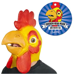 Máscara de Cabeza de Pollo