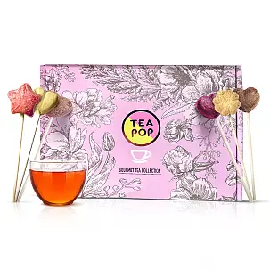 Tea Pop. Caja regalo premium con 18 tés en stick
