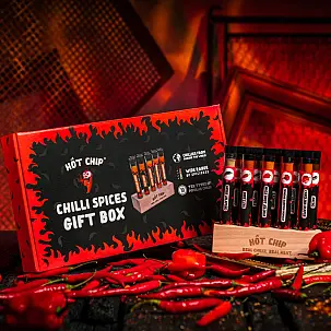 Hot Chip: Caja regalo con 10 especias de chile picante