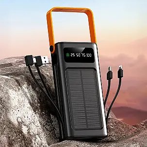 Powerbank solar portátil de 20.000 mAh