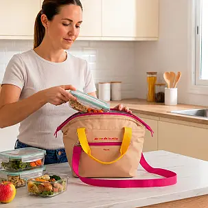 Bolsa térmica porta alimentos con diseño original