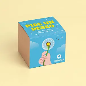 Pide un deseo. Kit de cultivo Diente de león