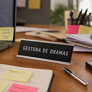 Placa de escritorio GESTORA DE DRAMAS