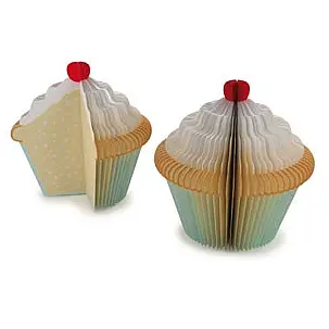 Notas con Forma de Cupcake