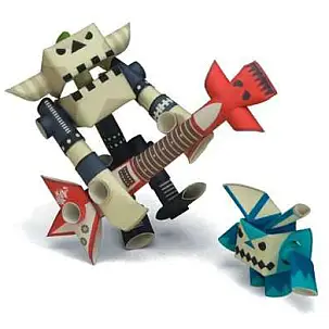 Robots de Papel Guyzer & Bean de 