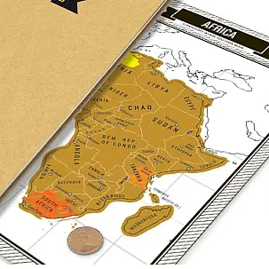 Diario de Viaje con Mapas de Rascar 