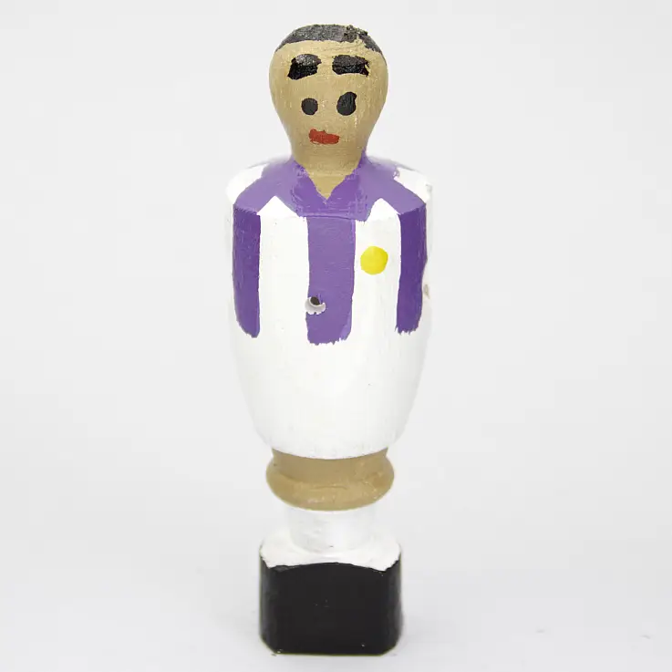 El muñeco de futbolín del Valladolid